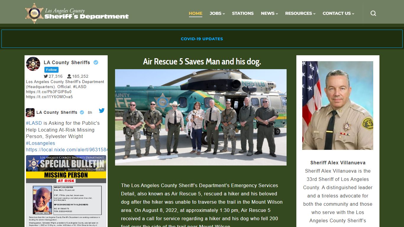 Los Angeles County Sheriff's Department | A Tradition of Service